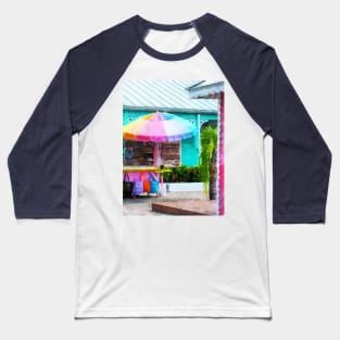 Freeport Bahamas - Souvenir Stand Port Lucaya Marketplace Baseball T-Shirt